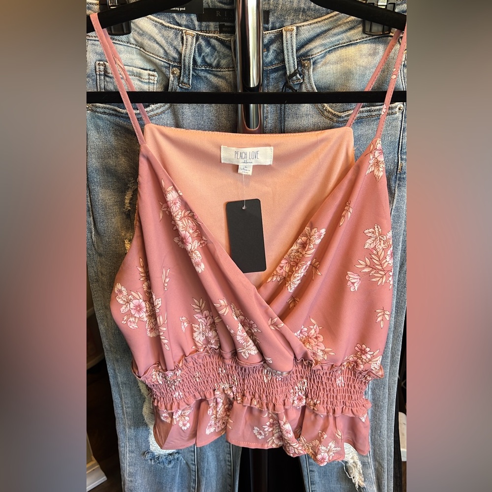 Floral dress top